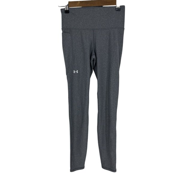 Under Armour Womens Compression Gray Stretch Leggings Size S - Picture 1 of 9